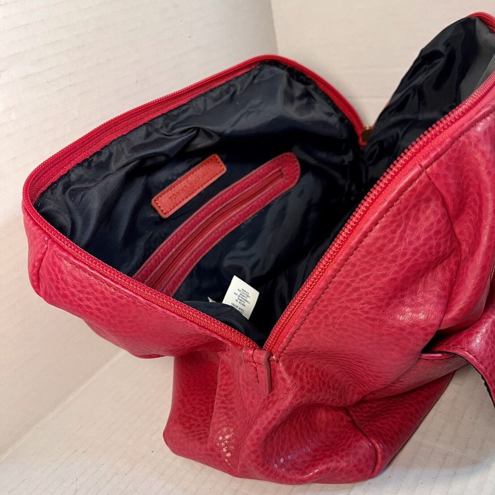 Tommy Hilfiger Pink Doctor Boston Shoulder Bag Satchel Faux Leather Vintage - Picture 10 of 13
